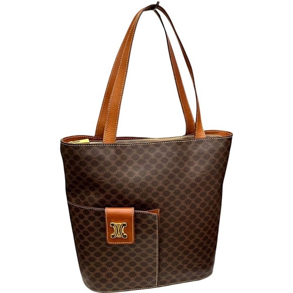 Celine Bag Tote Macadam Brown - Picture 1 of 9